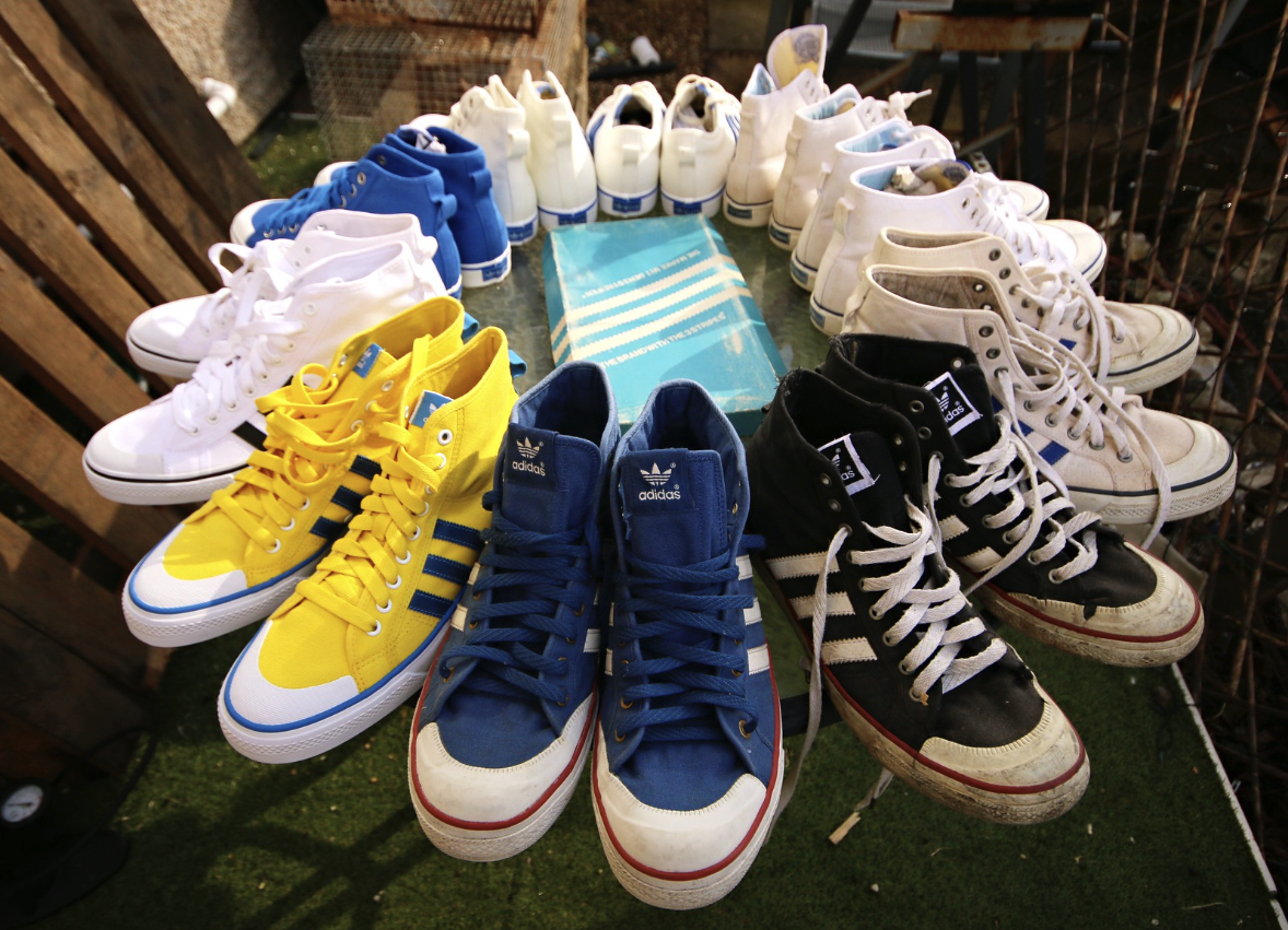 image with colorful sneakers
